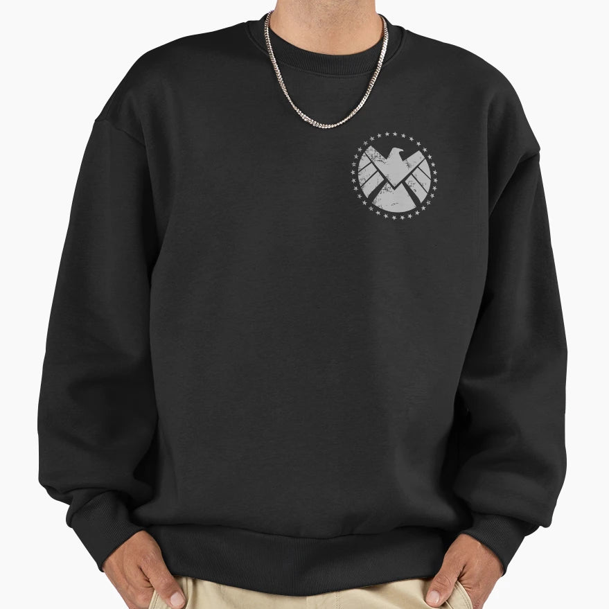 Shield Agent Training Effect Sweatshirt - Graphic Print Unisex - T-Shirt, Sweatshirt, Hoodie