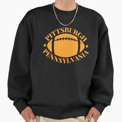 Pittsburgh Pennsylvania Football Sweatshirt - Graphic Print Unisex - T-Shirt, Sweatshirt, Hoodie