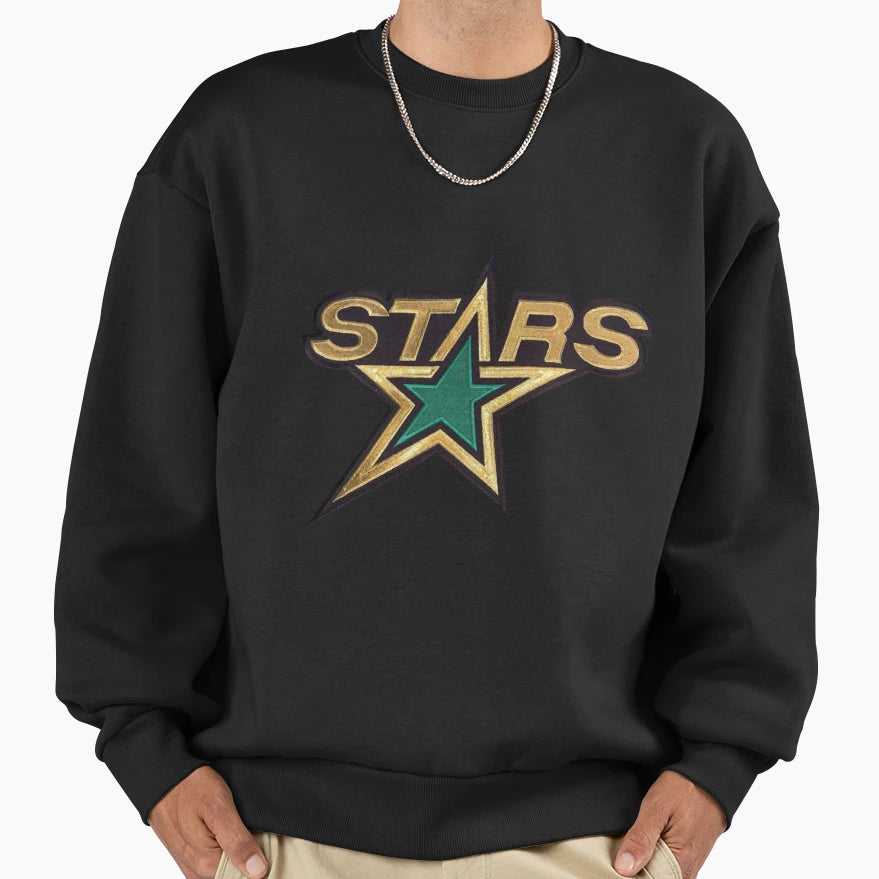 Art Dallas Stars Sweatshirt - Unique Graphic Unisex - T-Shirt, Sweatshirt, Hoodie