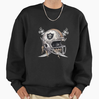 Las Vegas Football Helmet Sweatshirt - Fun Novelty Design Men Women - T-Shirt, Sweatshirt, Hoodie