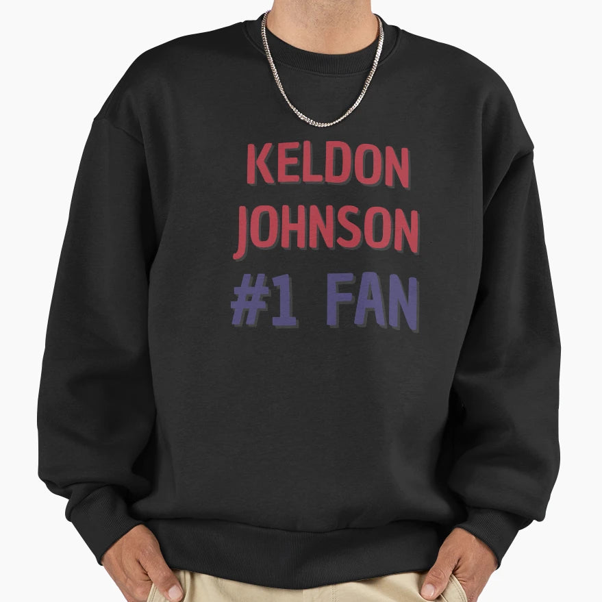 Keldon Johnson 1 Fan Sweatshirt - Novelty Apparel Unisex - T-Shirt, Sweatshirt, Hoodie