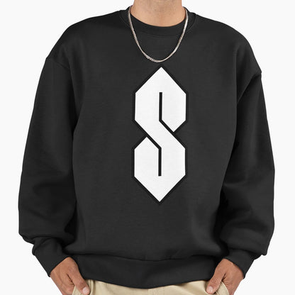 Super S Sweatshirt - Minimalist Print Men Women - T-Shirt, Sweatshirt, Hoodie