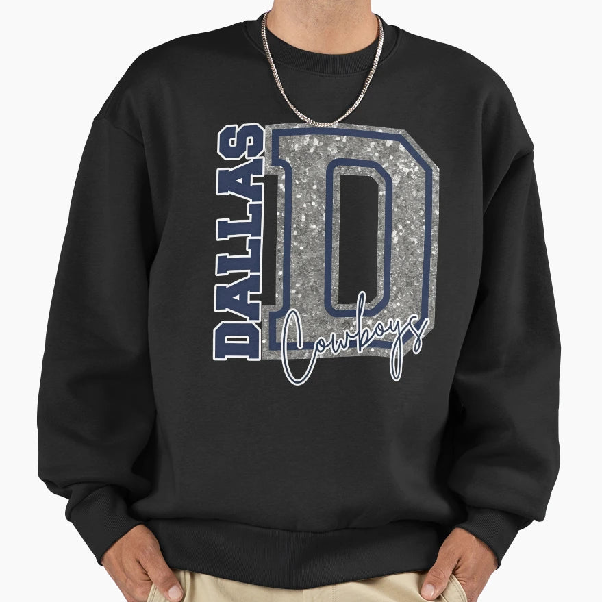 Dallas Cowboys Football Sweatshirt - Novelty Apparel for Adults - T-Shirt, Sweatshirt, Hoodie
