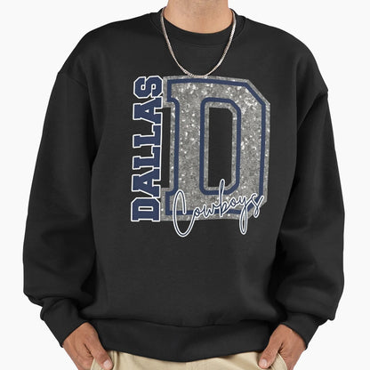Dallas Cowboys Football Sweatshirt - Novelty Apparel for Adults - T-Shirt, Sweatshirt, Hoodie