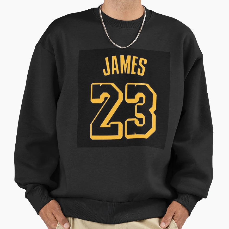 Lebron James Jersey Sweatshirt - Novelty Apparel for Adults - T-Shirt, Sweatshirt, Hoodie
