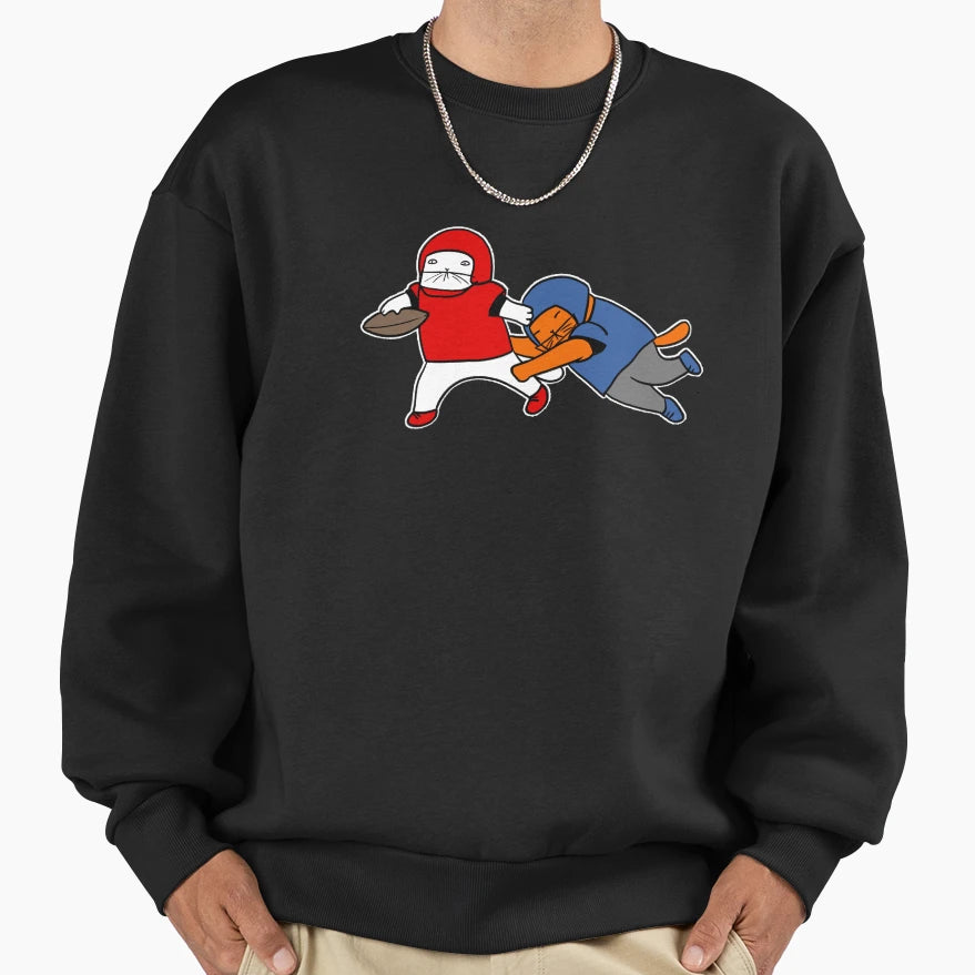 Football Players Sweatshirt - Novelty Apparel Unisex - T-Shirt, Sweatshirt, Hoodie