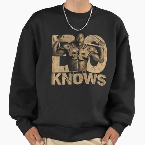 Bo Jackson Knows Sweatshirt - Custom Art Print Unisex - T-Shirt, Sweatshirt, Hoodie