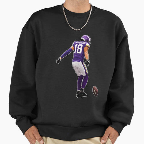 JJ 18 Celebrate Touchdown Sweatshirt - Graphic Print Unisex - T-Shirt, Sweatshirt, Hoodie