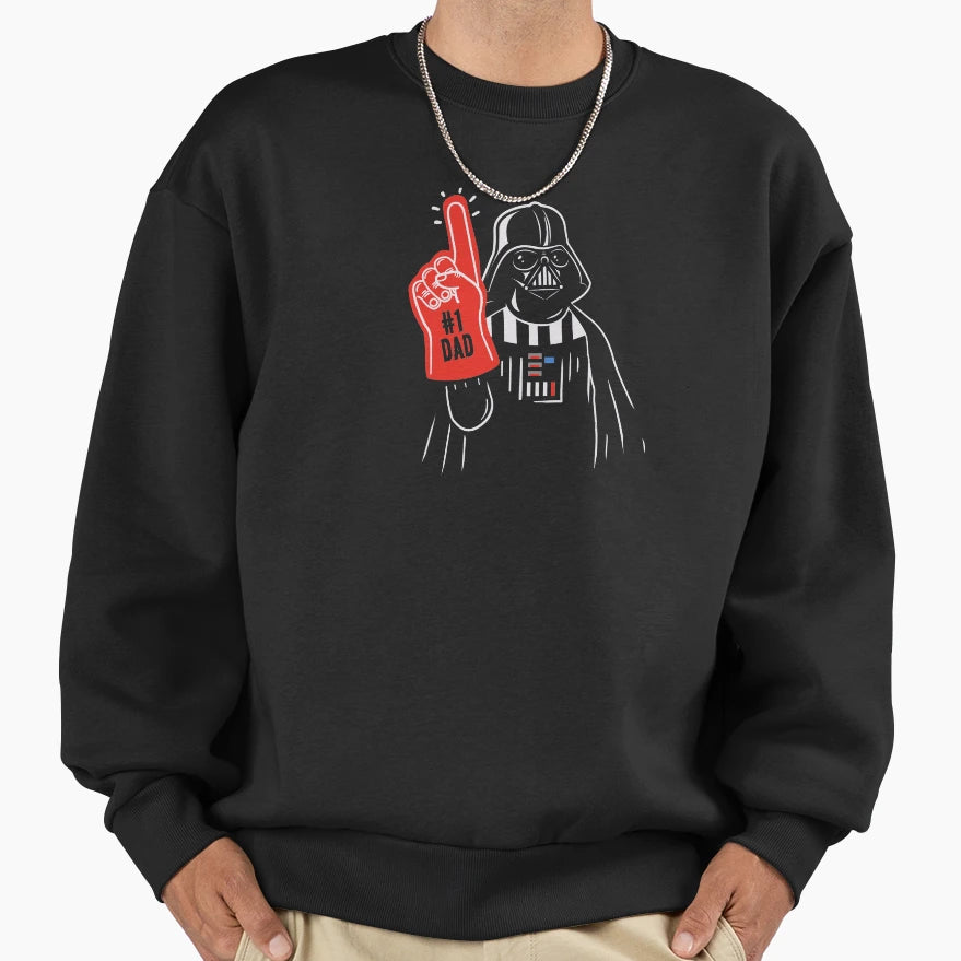 1 Dad Sweatshirt - Novelty Apparel Unisex - T-Shirt, Sweatshirt, Hoodie