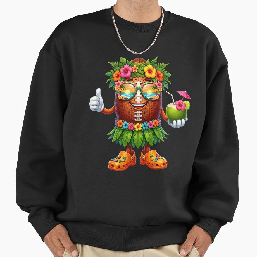 Hawaiian Football Hawaii Sweatshirt - Casual Everyday Wear for Adults - T-Shirt, Sweatshirt, Hoodie