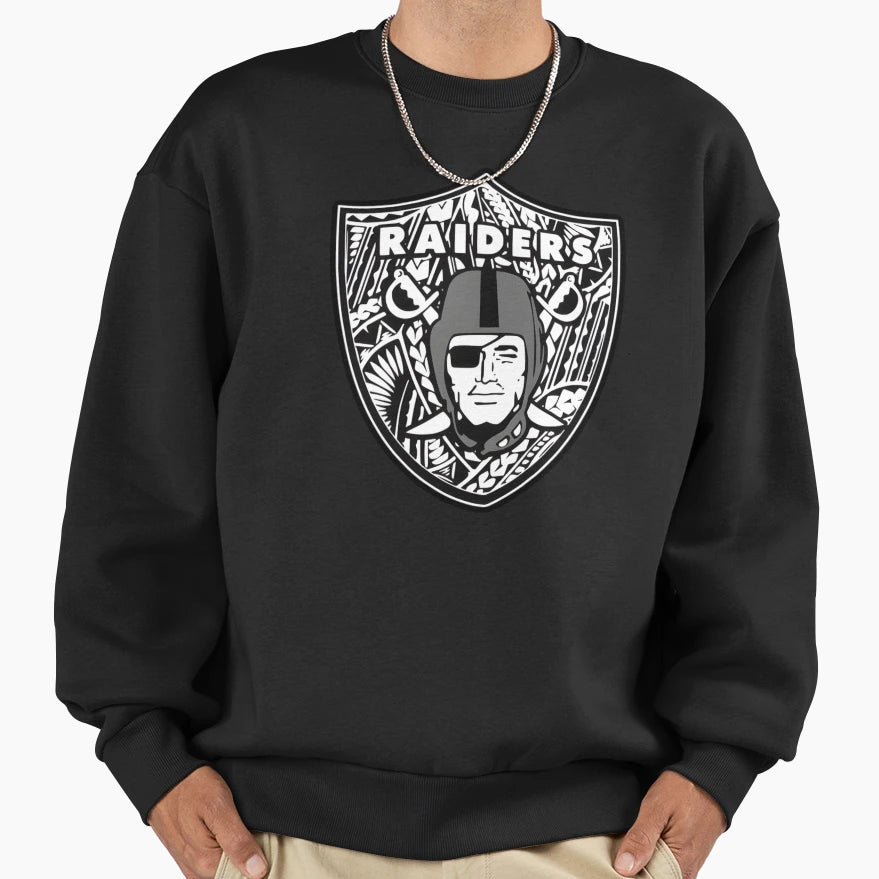 Raiders Shield Sweatshirt - Trendy Graphic Men Women - T-Shirt, Sweatshirt, Hoodie