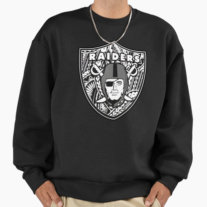 Raiders Shield Sweatshirt - Trendy Graphic Men Women - T-Shirt, Sweatshirt, Hoodie
