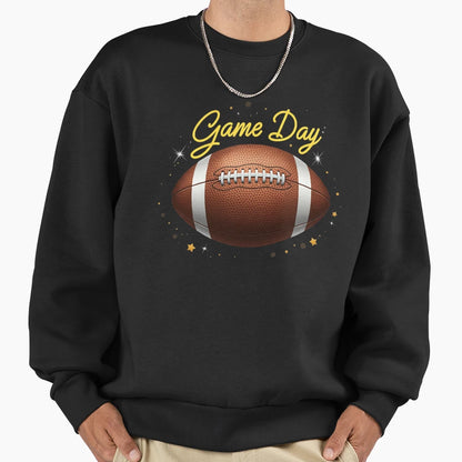 Game Day Football Bling Bling Football Sweatshirt - Novelty Apparel Unisex - T-Shirt, Sweatshirt, Hoodie