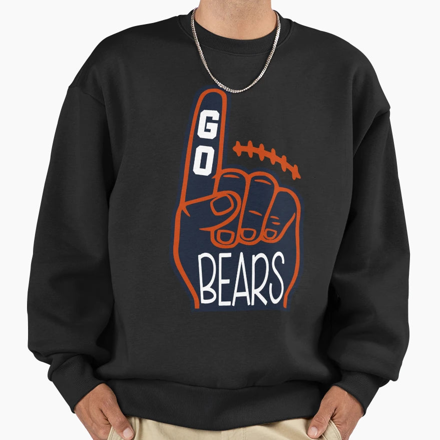 Go Bears Sweatshirt - Unique Graphic for Adults - T-Shirt, Sweatshirt, Hoodie