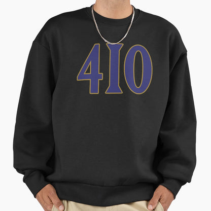 Baltimore Lyfe 410 Sweatshirt - Minimalist Print Unisex - T-Shirt, Sweatshirt, Hoodie