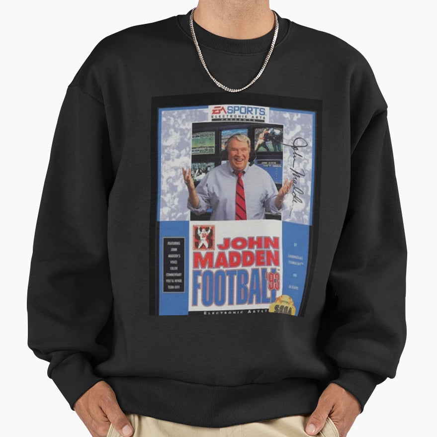 John Madden Sweatshirt - Streetwear Style for Adults - T-Shirt, Sweatshirt, Hoodie