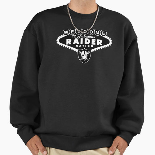 Welcome Las Vegas Raider Sweatshirt - Custom Art Print Unisex - T-Shirt, Sweatshirt, Hoodie