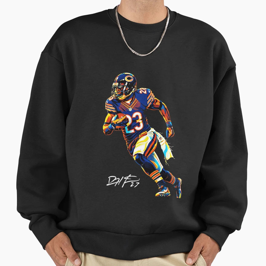 Devin Hester Lightning Run Chicago Sweatshirt - Minimalist Print Men Women - T-Shirt, Sweatshirt, Hoodie