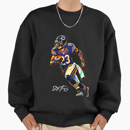 Devin Hester Lightning Run Chicago Sweatshirt - Minimalist Print Men Women - T-Shirt, Sweatshirt, Hoodie