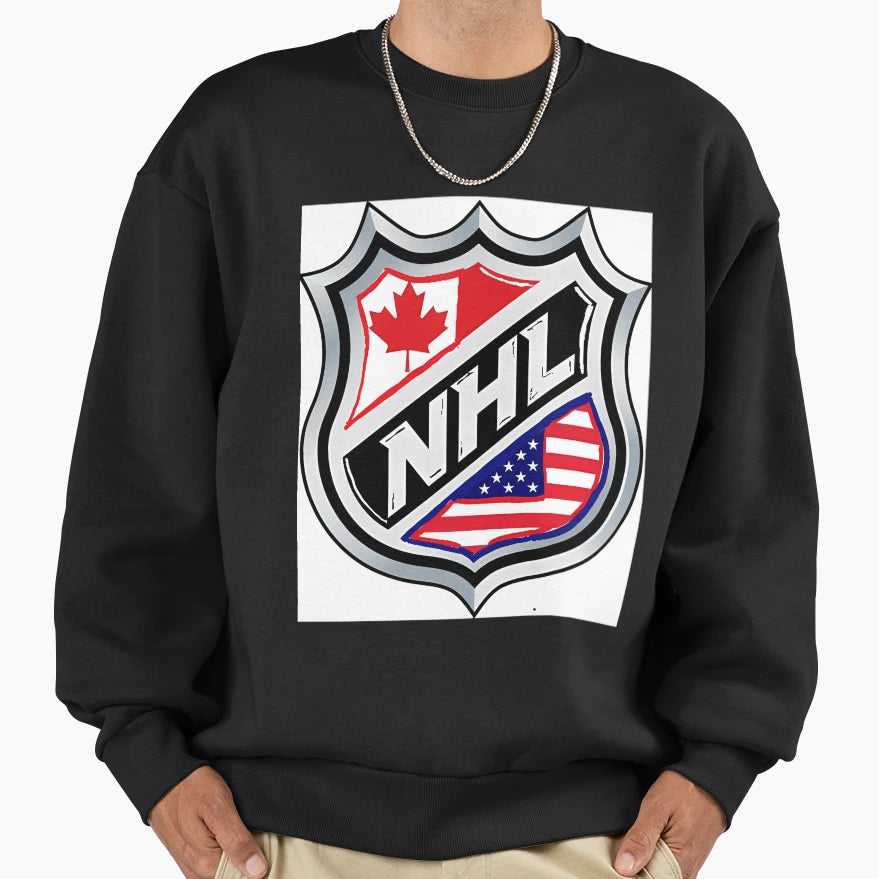 Nhl Logo Sweatshirt - Novelty Apparel Unisex - T-Shirt, Sweatshirt, Hoodie