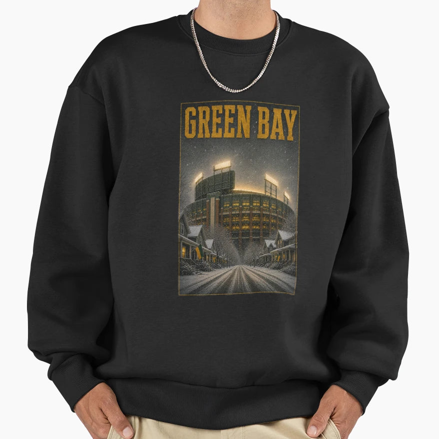 Green Bay Gridiron Shrine Sweatshirt - Fun Novelty Design Men Women - T-Shirt, Sweatshirt, Hoodie