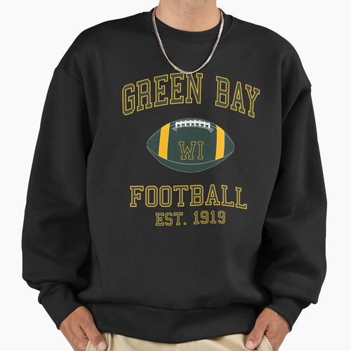 Green Bay Football Sweatshirt - Unique Graphic Unisex - T-Shirt, Sweatshirt, Hoodie