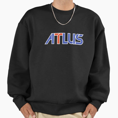 Atlus Logo Sweatshirt - Novelty Apparel for Adults - T-Shirt, Sweatshirt, Hoodie
