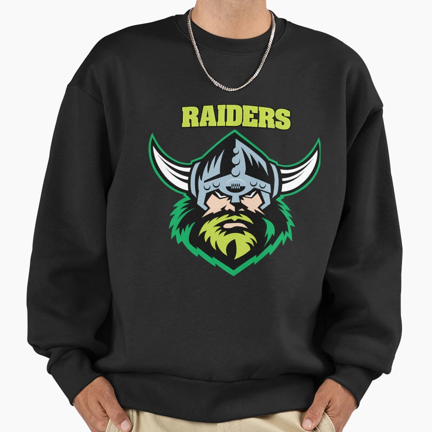 Raiders Canberra Sweatshirt - Trendy Graphic Men Women - T-Shirt, Sweatshirt, Hoodie