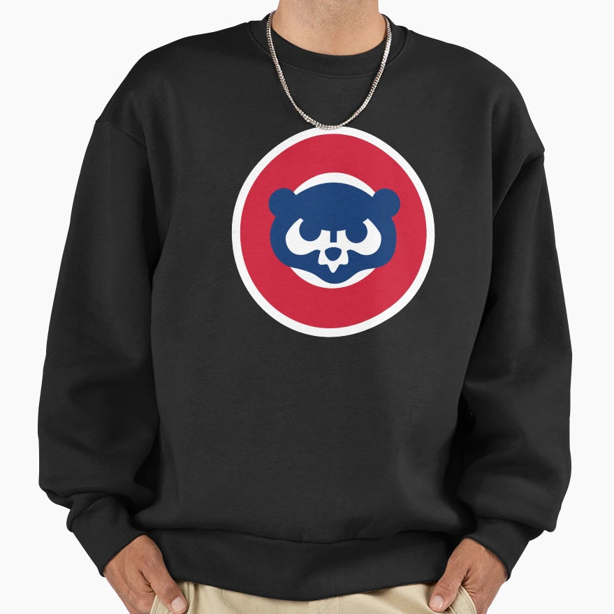 Blue Bear Red And Blue Circles Sweatshirt - Custom Art Print for Adults - T-Shirt, Sweatshirt, Hoodie