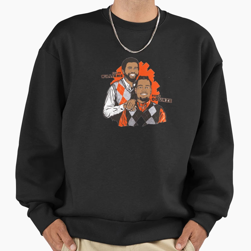 CW Rome Odunze Duo Portrait Sweatshirt - Minimalist Print Men Women - T-Shirt, Sweatshirt, Hoodie