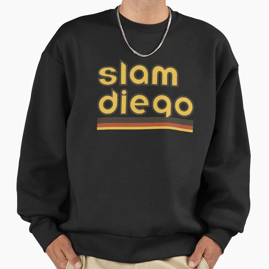 Slam Diego Padres Sweatshirt - Minimalist Print for Adults - T-Shirt, Sweatshirt, Hoodie