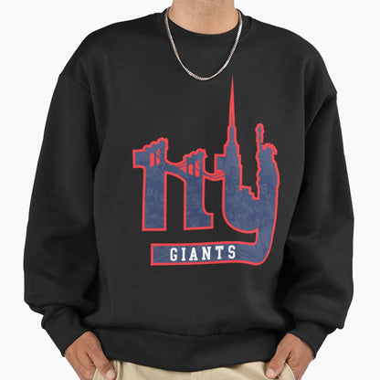Art New York Giants Sweatshirt - Novelty Apparel for Adults - T-Shirt, Sweatshirt, Hoodie