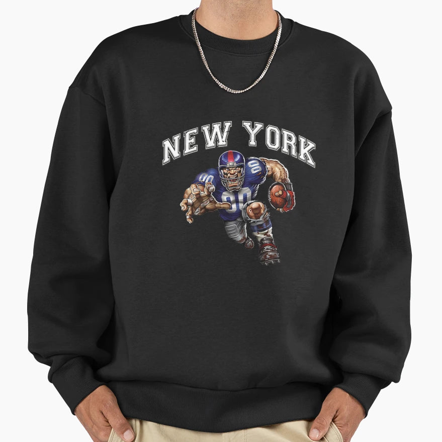 New York Football Sweatshirt - Unique Graphic for Adults - T-Shirt, Sweatshirt, Hoodie