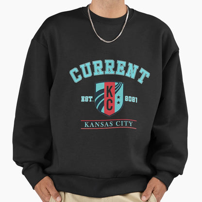 Kansas City Current Nwsl Logo Sweatshirt - Fun Novelty Design Men Women - T-Shirt, Sweatshirt, Hoodie