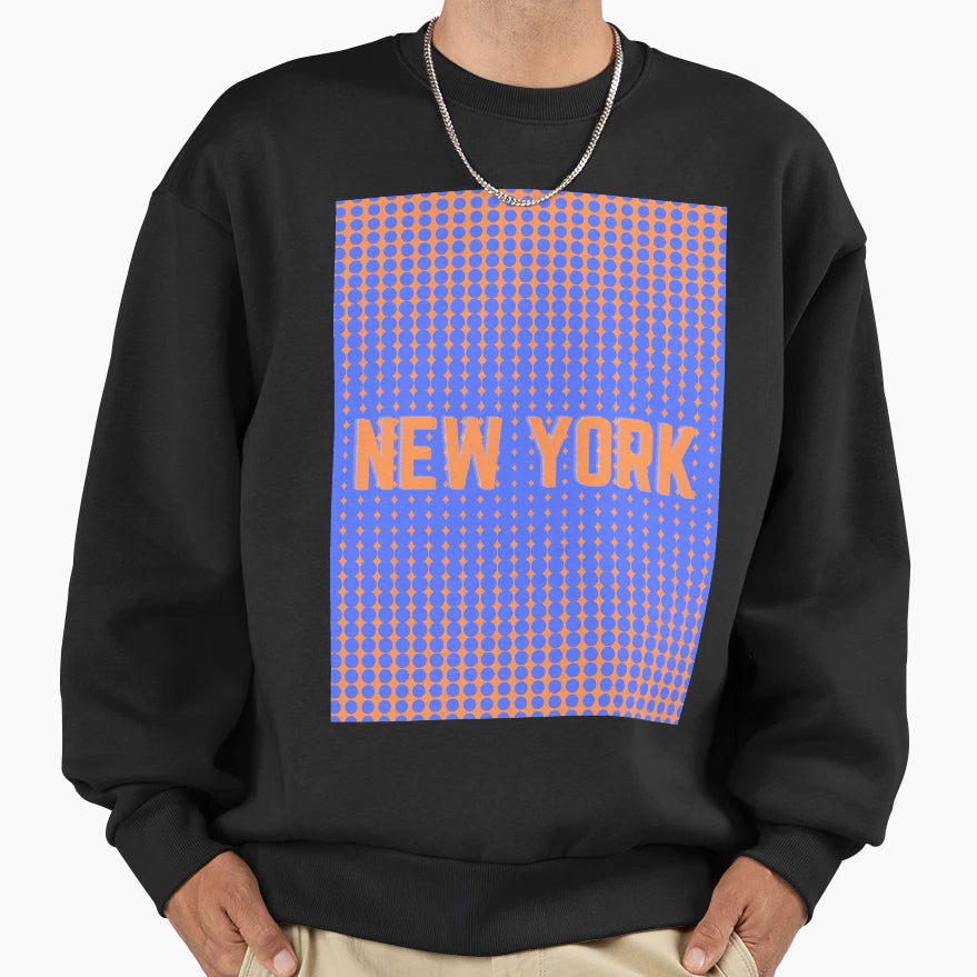 New York Dots 2 Sweatshirt - Casual Everyday Wear Unisex - T-Shirt, Sweatshirt, Hoodie