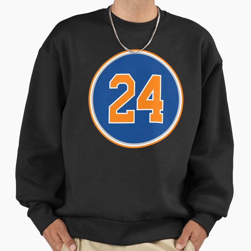 Bill Bradley Number 24 Jersey Sweatshirt - Aesthetic Graphic for Adults - T-Shirt, Sweatshirt, Hoodie
