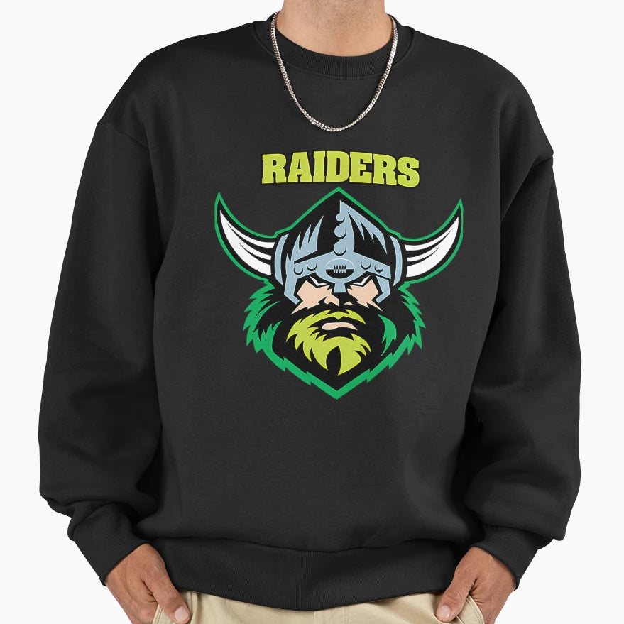 Raiders Canberra Logo Sweatshirt - Minimalist Print Unisex - T-Shirt, Sweatshirt, Hoodie