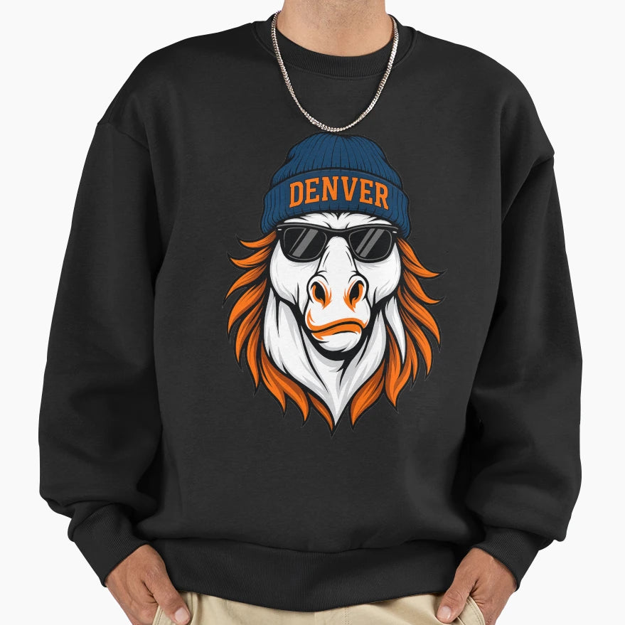 Denver Bronco Fan Art Sweatshirt - Novelty Apparel Men Women - T-Shirt, Sweatshirt, Hoodie