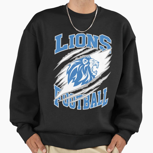 Art Detroit Lions Sweatshirt - Aesthetic Graphic for Adults - T-Shirt, Sweatshirt, Hoodie