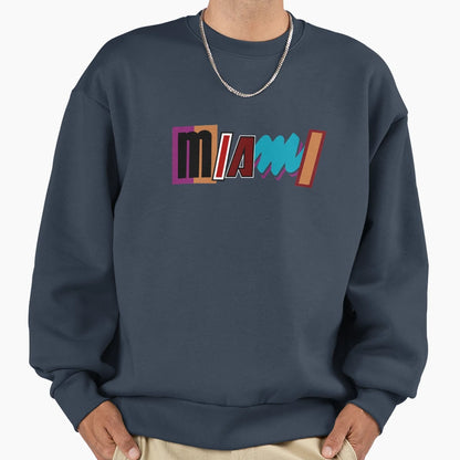 New Jersey Miami Sweatshirt - Aesthetic Graphic Men Women - T-Shirt, Sweatshirt, Hoodie