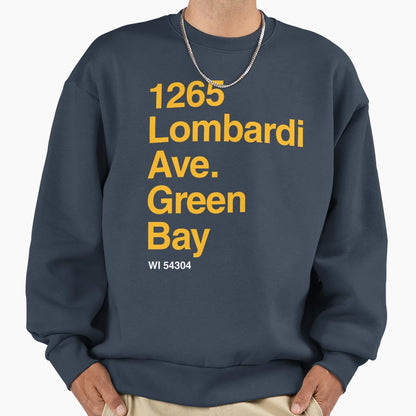 Green Bay Packers Football Stadium Sweatshirt - Minimalist Print Men Women - T-Shirt, Sweatshirt, Hoodie