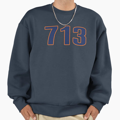Houston Lyfe 713 Sweatshirt - Aesthetic Graphic Unisex - T-Shirt, Sweatshirt, Hoodie