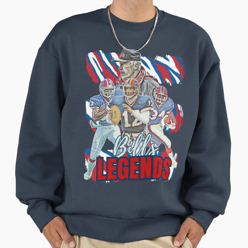 Buffalo Legends Tribute To Iconic Sweatshirt - Novelty Apparel for Adults - T-Shirt, Sweatshirt, Hoodie