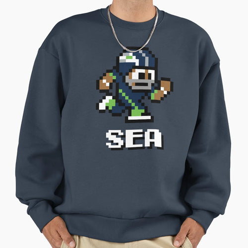 Seattle Seahawks Tecmo Super Sweatshirt - Casual Everyday Wear Men Women - T-Shirt, Sweatshirt, Hoodie