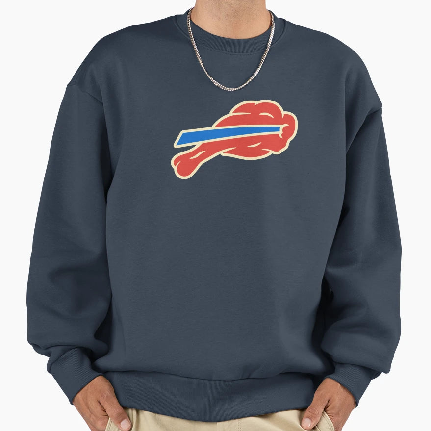 Lets Go Buffalo Meat Buffalo Bills Sweatshirt - Graphic Print Unisex - T-Shirt, Sweatshirt, Hoodie