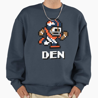Denver Broncos Tecmo Super Sweatshirt - Casual Everyday Wear for Adults - T-Shirt, Sweatshirt, Hoodie