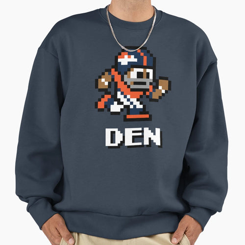 Denver Broncos Tecmo Super Sweatshirt - Casual Everyday Wear for Adults - T-Shirt, Sweatshirt, Hoodie