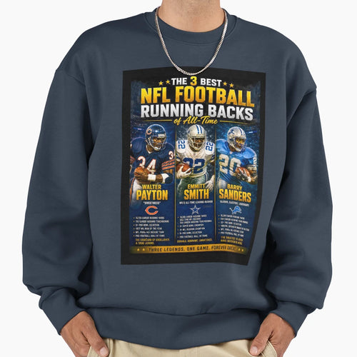 Pro Football 3 Best Running Sweatshirt - Fun Novelty Design for Adults - T-Shirt, Sweatshirt, Hoodie