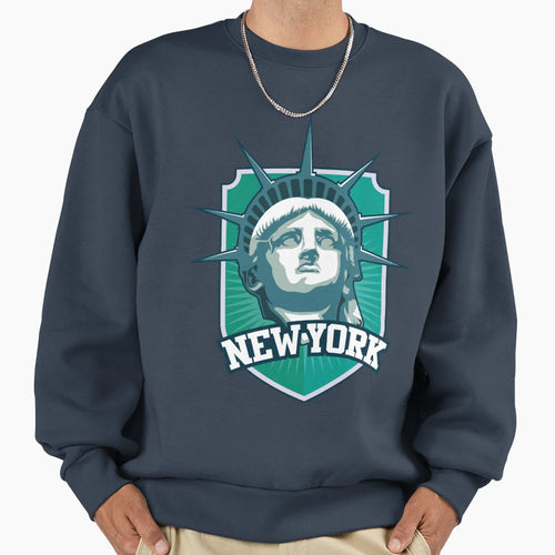 New York Badge Sweatshirt - Streetwear Style for Adults - T-Shirt, Sweatshirt, Hoodie