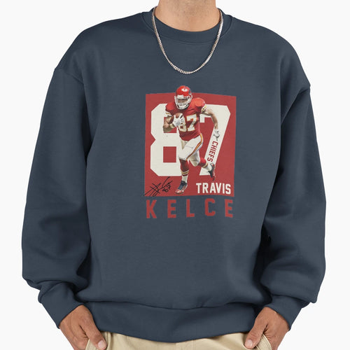 TK 87 Sports Art Kansas City Sweatshirt - Unique Graphic Men Women - T-Shirt, Sweatshirt, Hoodie